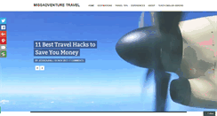 Desktop Screenshot of missadventuretravel.com